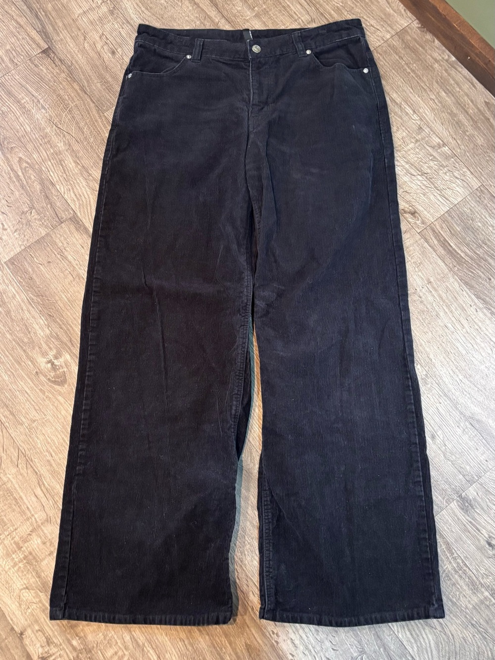 Divided Women’s Black Wide Leg Corduroy Pants
